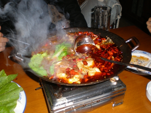 Hotpot with friends in China